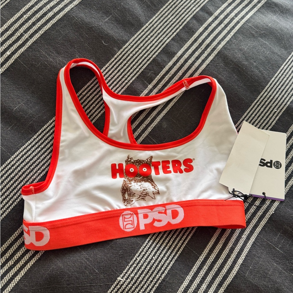 PSD White and Red Sports Bra Intimates & Sleepwear
